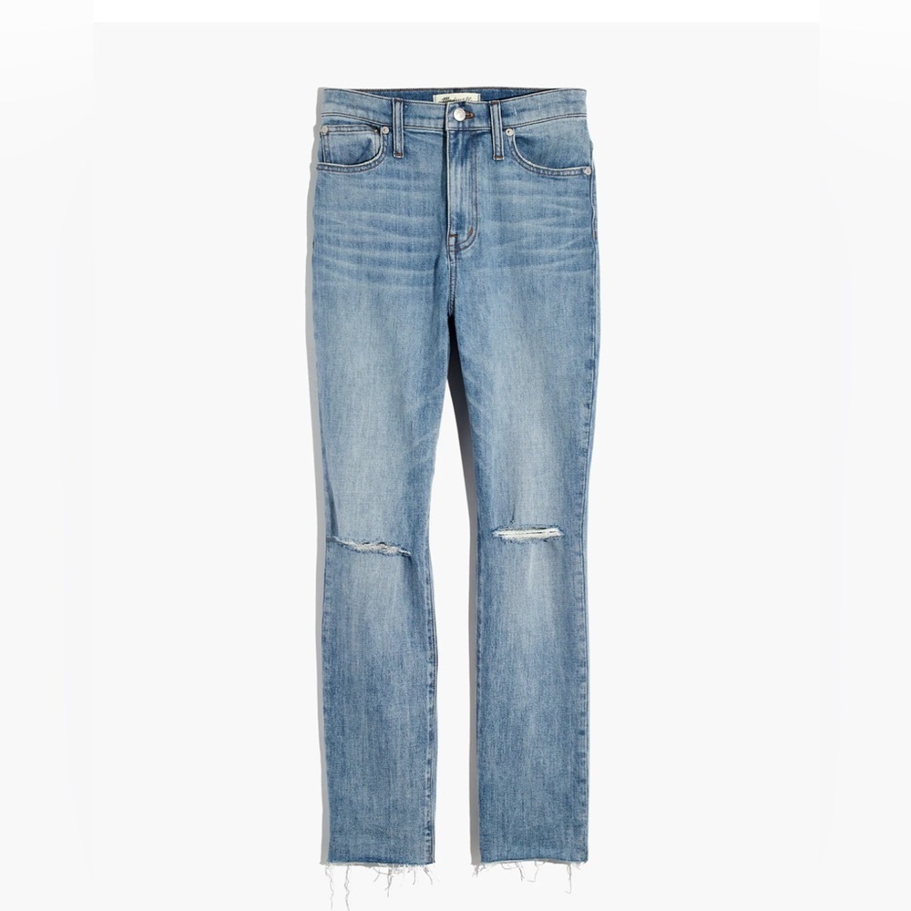 MADEWELL THE HIGH RISE SLIM BOY JEAN IN ELKHART WASH 25